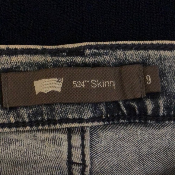 Levi’s 524 Acid Wash Skinny Jeans - Picture 6 of 6